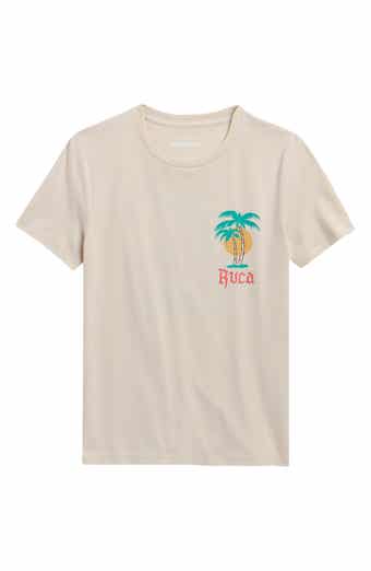 RVCA Kids' Frond Mural Cotton Graphic T-Shirt