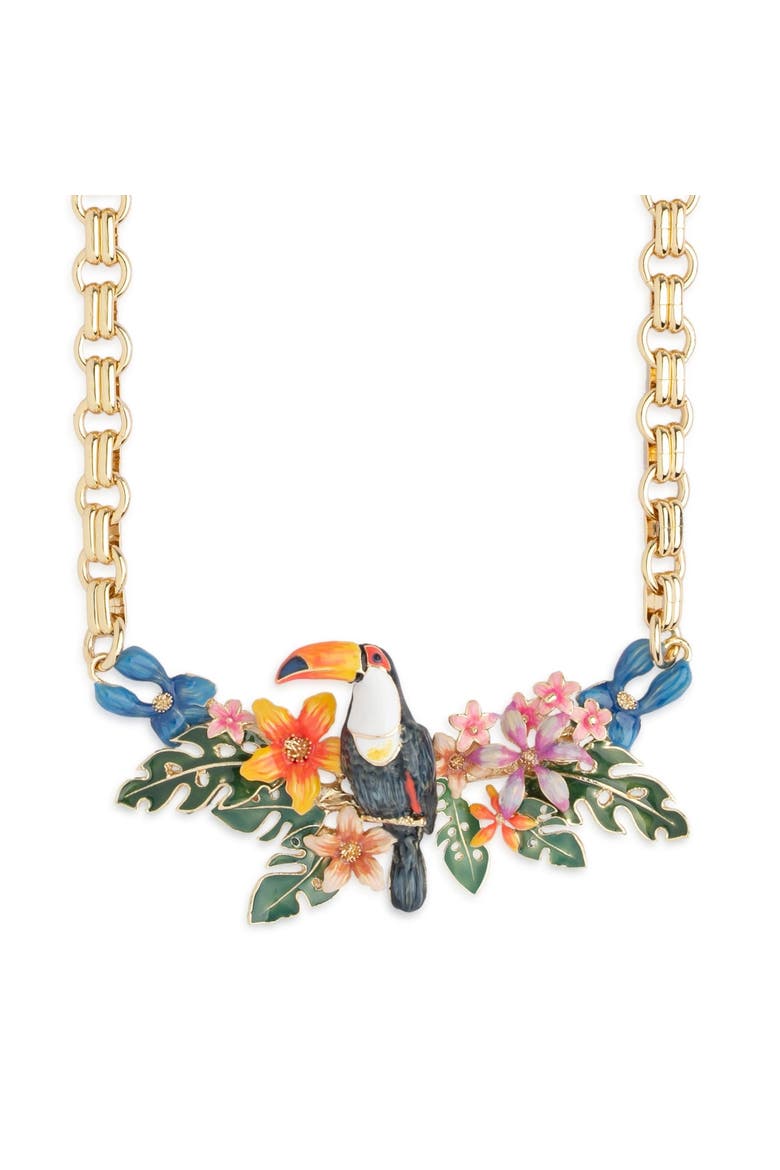 Toucan Necklace, Main, color, Toucan