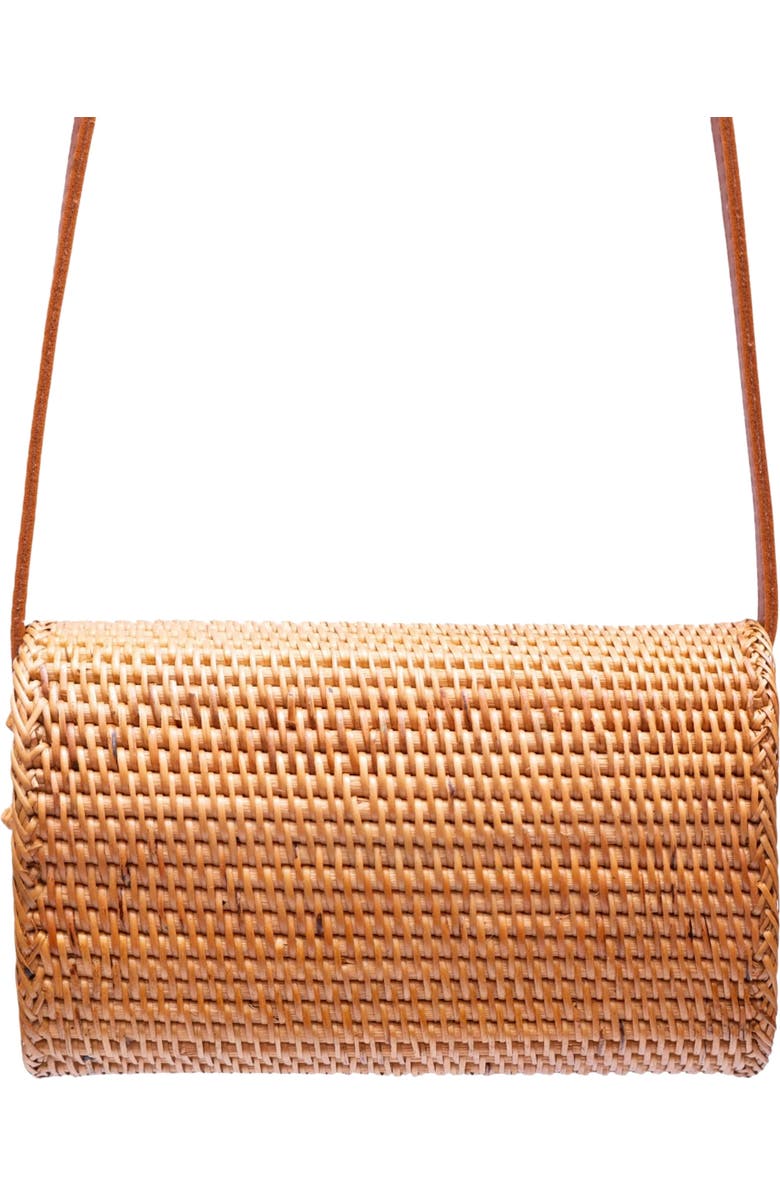 Jelavu Lana Handwoven Rattan Crossbody Bag, Alternate, color, Natural