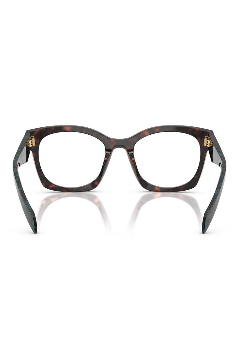 52mm Square Optical Glasses, Alternate, color, BROWN TORTOISE