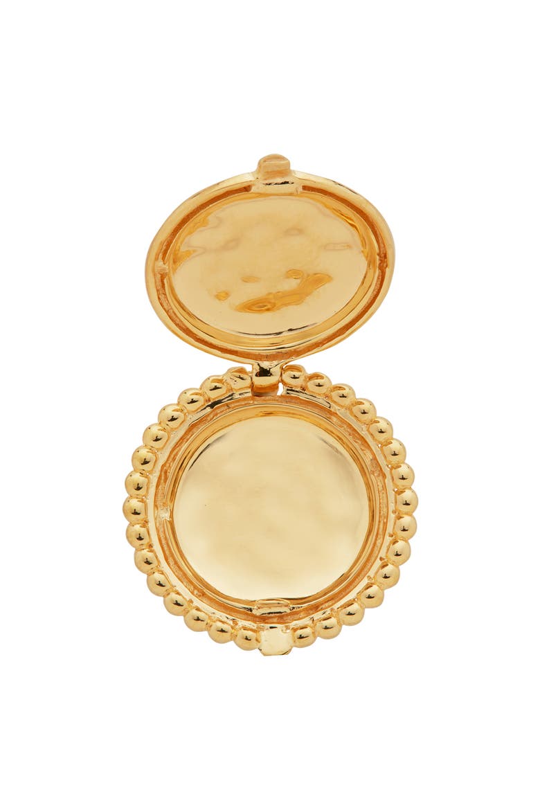 Deia Locket Pendant, Alternate, color, YELLOW GOLD