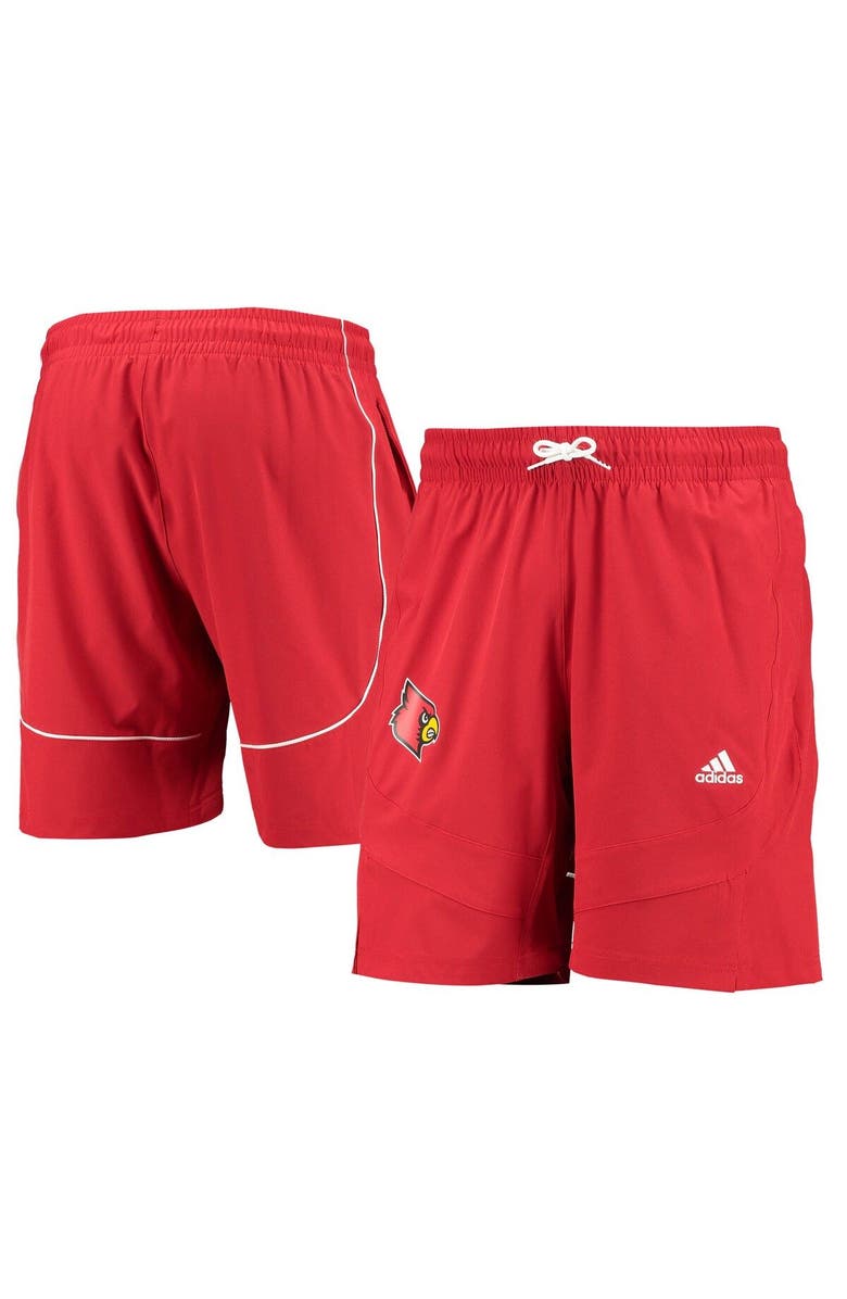 adidas Men's adidas Red Louisville Cardinals Swingman AEROREADY Basketball Shorts, Alternate, color,