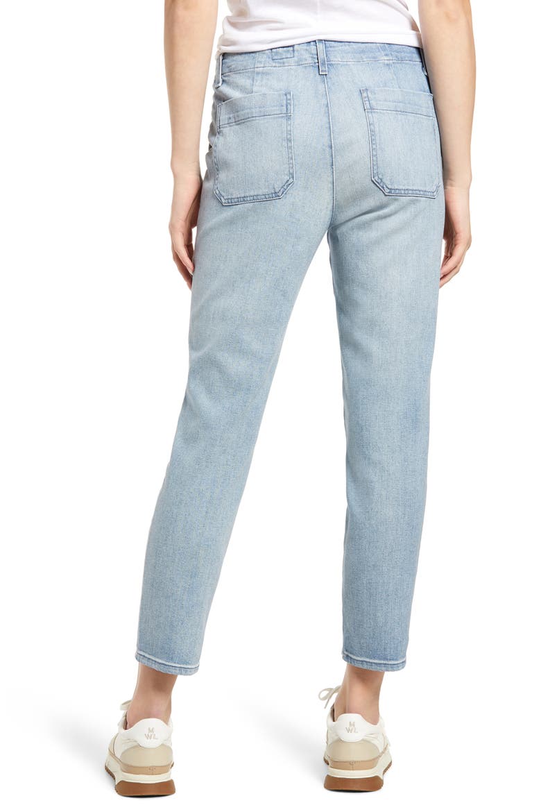 Caden Fatigue Ankle Denim Trousers, Alternate, color, CYPRUS