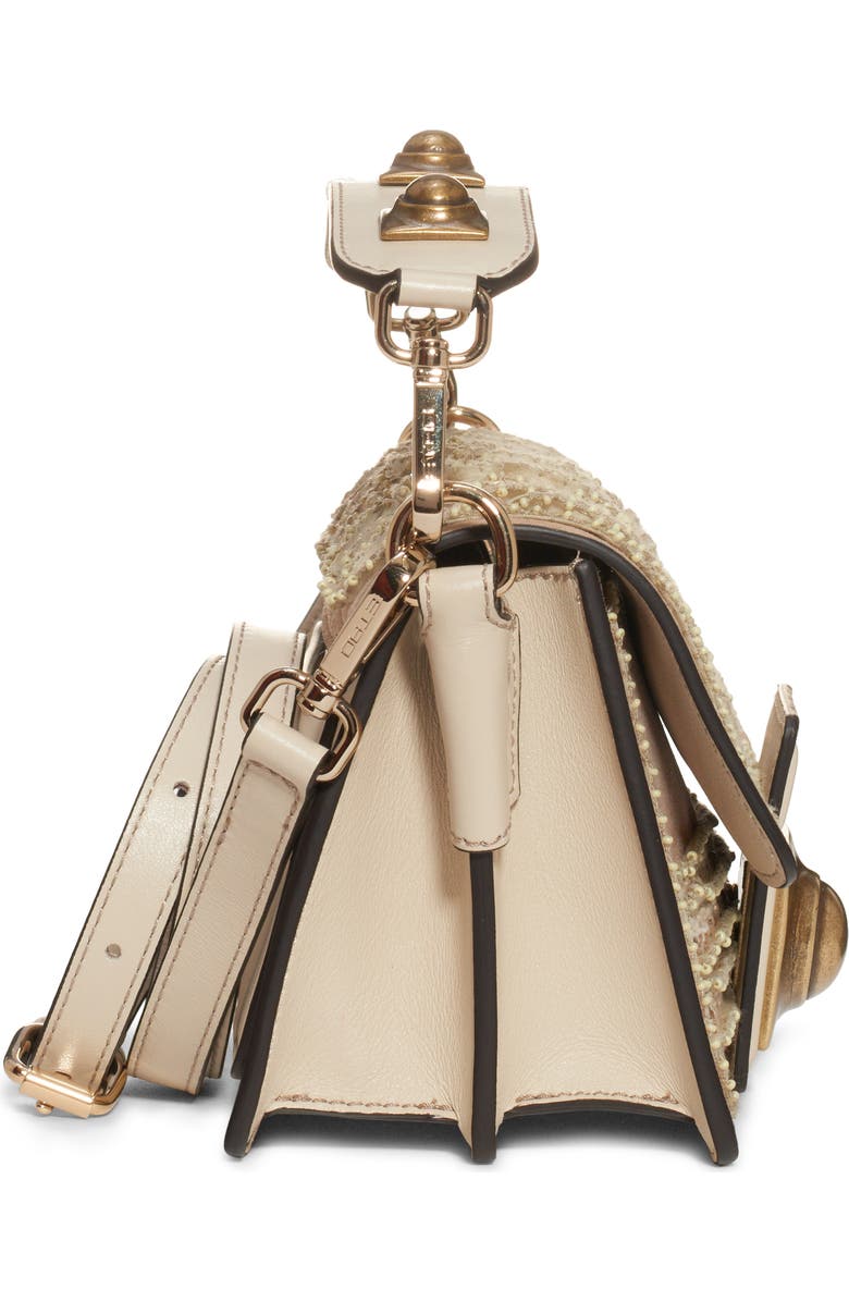 Etro Crown Me Crystal Paisley Shoulder Bag, Alternate, color,