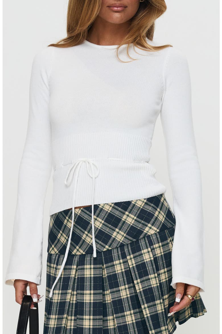Craving Rib Detail Knit Top, Main, color, IVORY