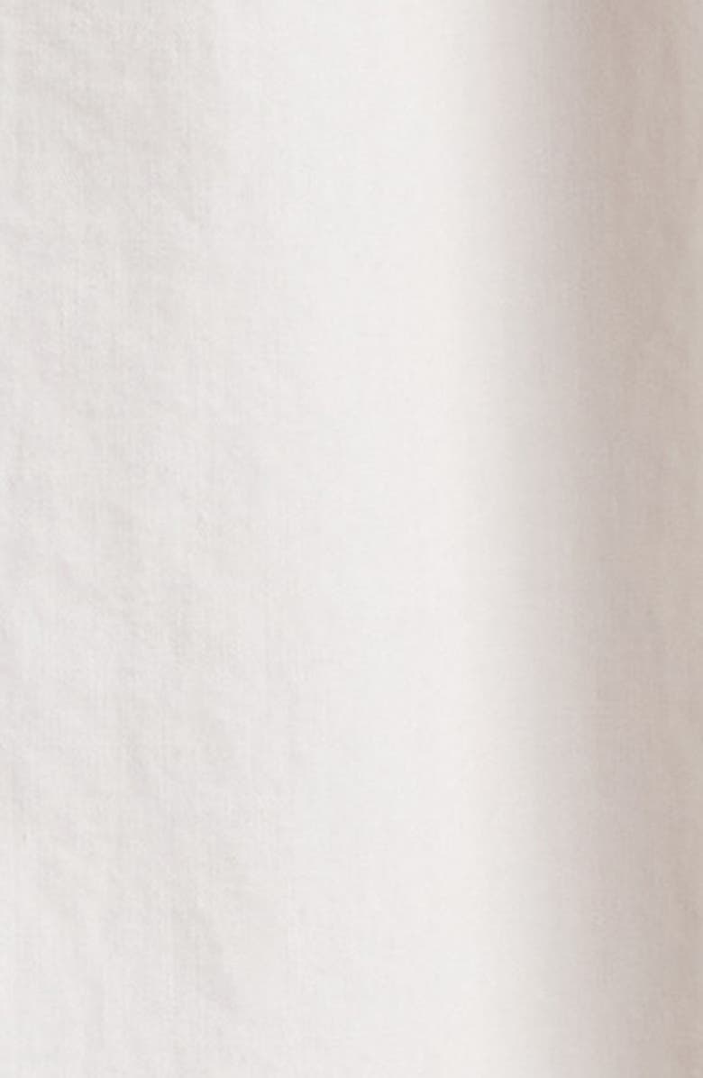 Damson Madder Junia Embroidered Long Sleeve Organic Cotton Midi Dress, Alternate, color, White