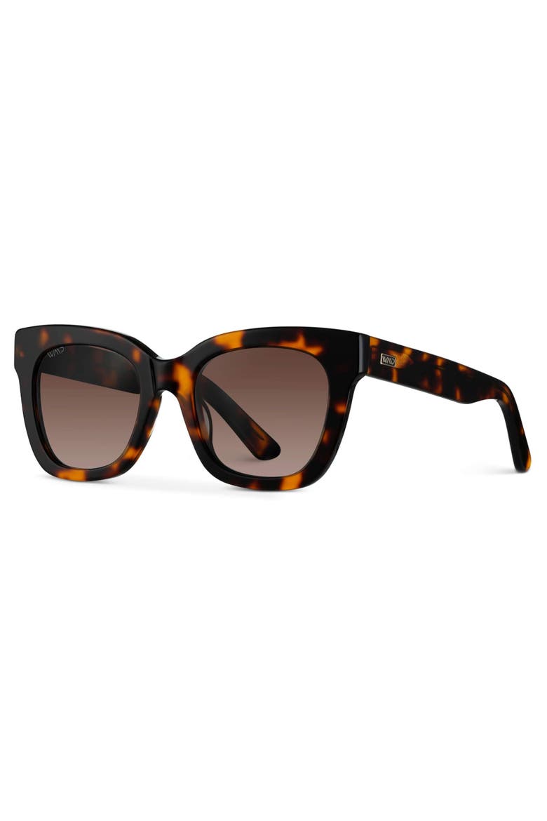 Stormi - 50mm Cat-Eye Polarized Sunglasses, Alternate, color, Tortoise