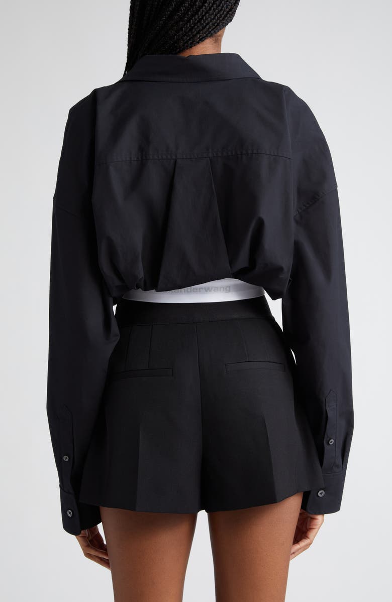 Alexander Wang Layered Crop Bolero, Alternate, color, 