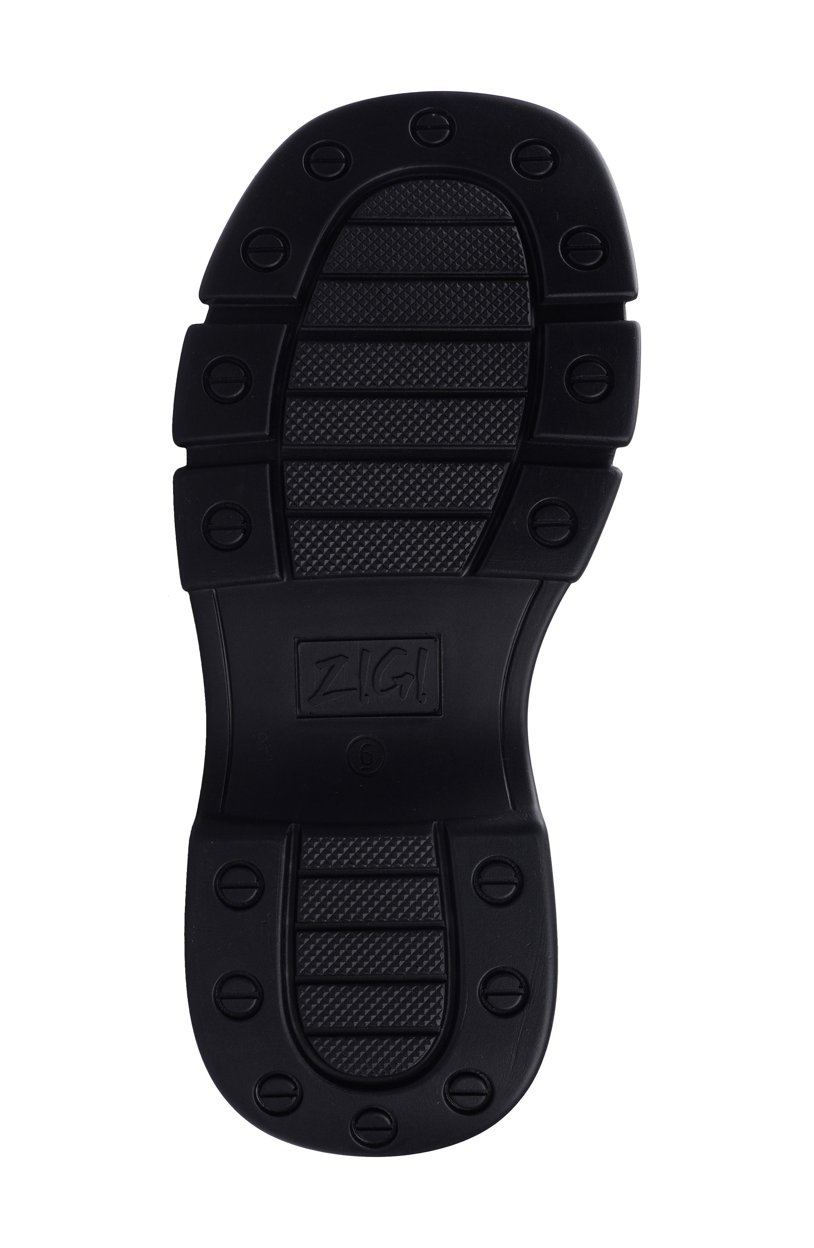 ZIGI Cataleya Platform Combat Boot, Alternate, color, Black Leather