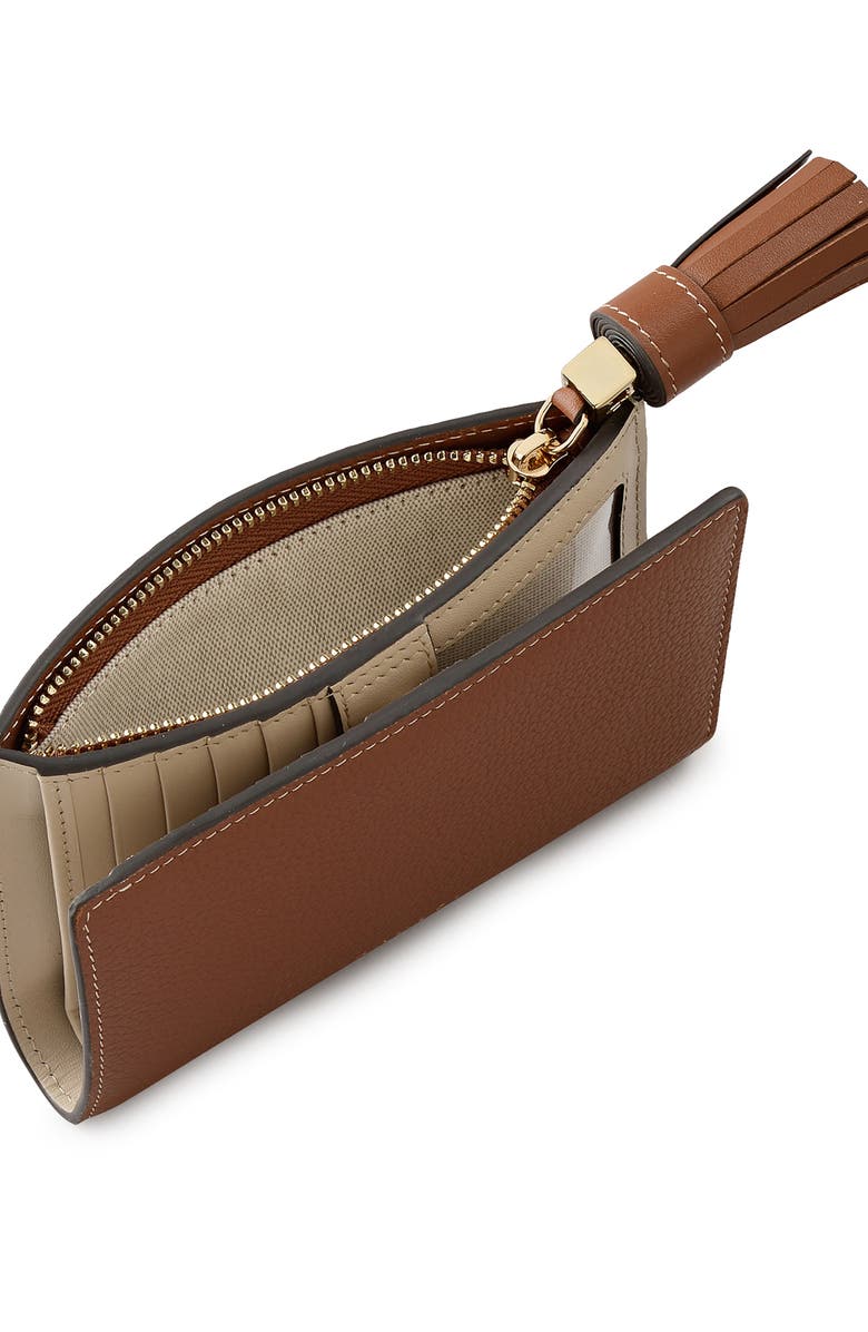 Radley Noble Alley Medium Bifold Wallet, Alternate, color, Cognac