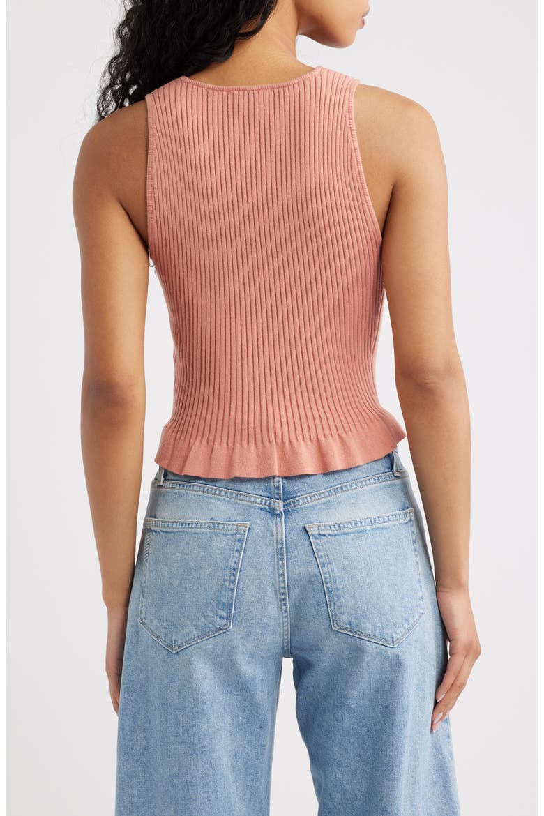 Bronwyn Rib Tank, Alternate, color, SALMON