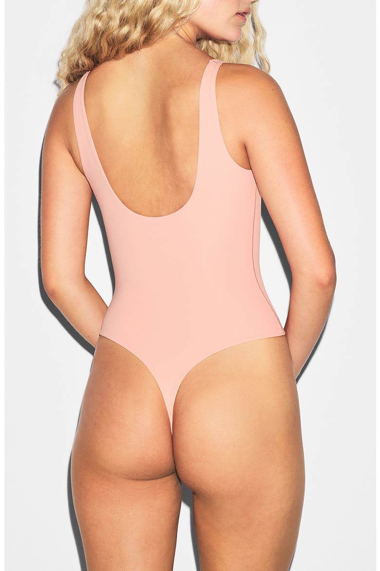 Fits Everybody Square Neck Bodysuit, Alternate, color, DESERT CLAY