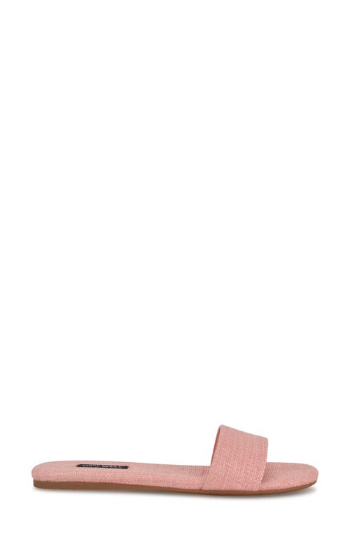 Nine West Lolipop Slide Sandal In Light Pink
