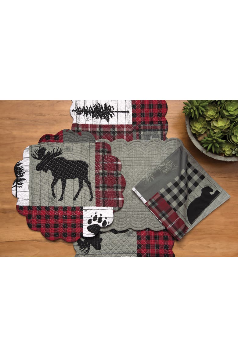 Hayden Cloth Napkin Set of 6, Alternate, color, Gray