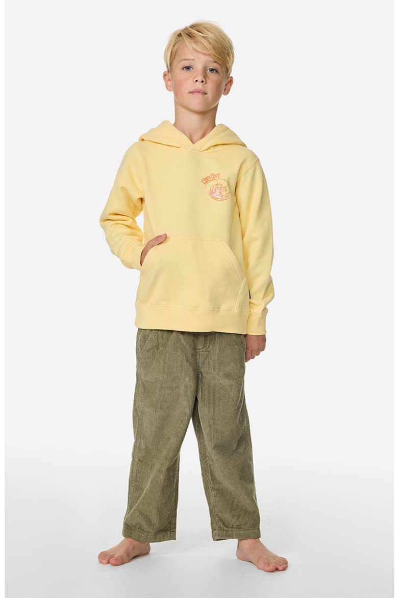 Kids' Ride the Wave Pullover Hoodie, Alternate, color, SUNLIGHT
