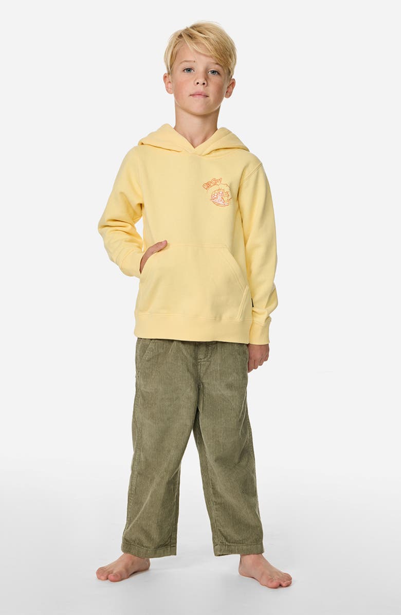 Rip Curl Kids' Ride the Wave Pullover Hoodie, Alternate, color, Sunlight