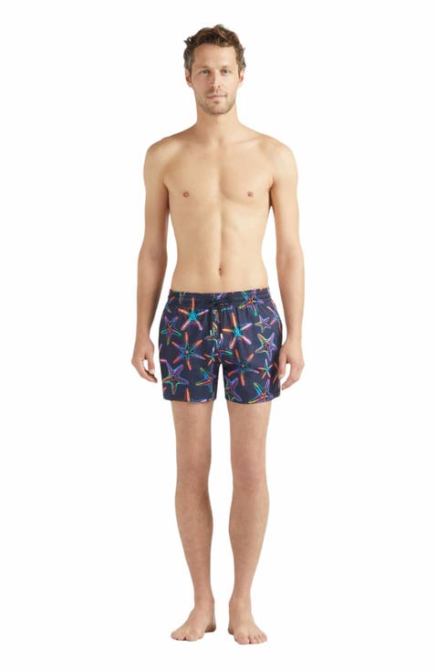 Men's Disco Stars Stretch Short Swim Shorts