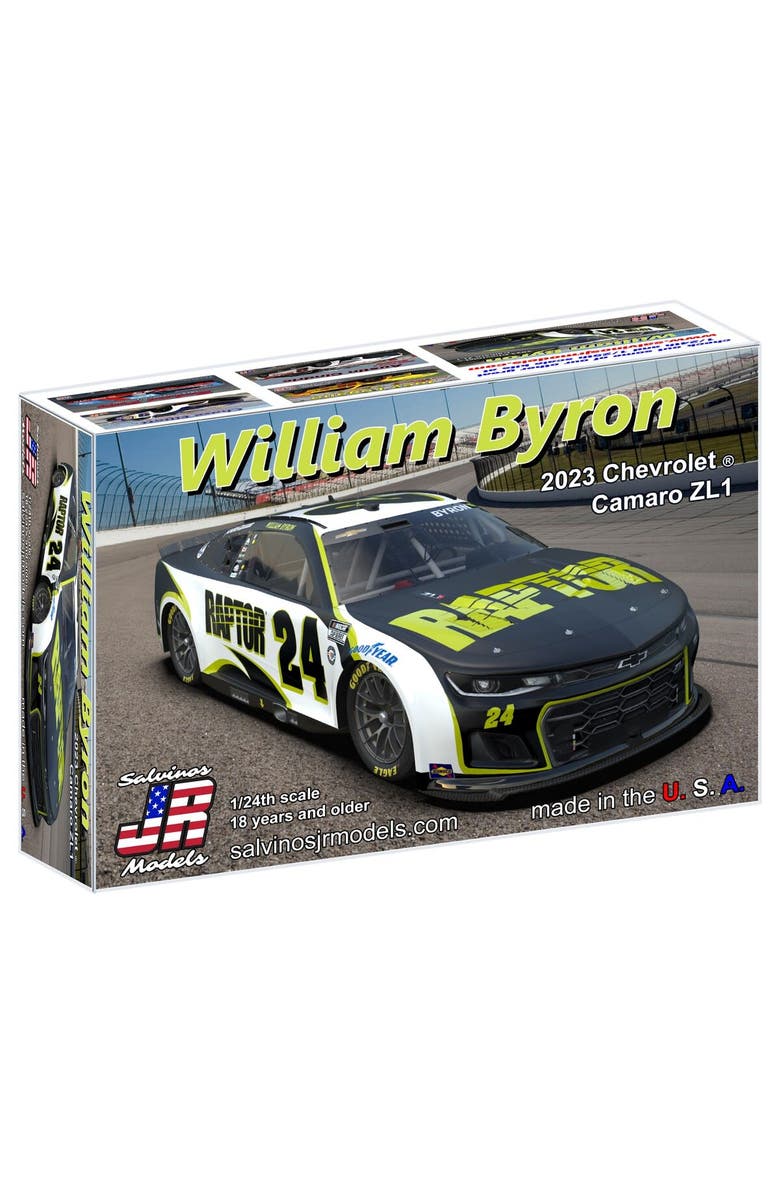 Salvinos JR Models William Byron 2023 #24 Raptor 1:24 Chevrolet Camaro Model Car, Main, color,