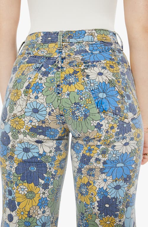 MOTHER MOTHER THE RAMBLER PRINT CROP JEANS