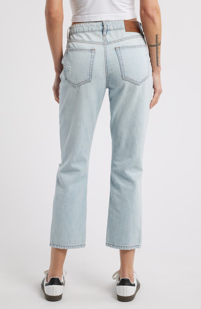 HIDDEN JEANS Classic Summer Distressed Straight Leg Jeans, Alternate, color,