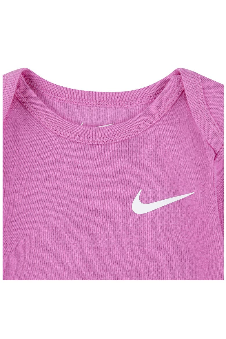 Solid 3-Piece Bodysuits & Joggers Set, Alternate, color, PLAYFUL PINK