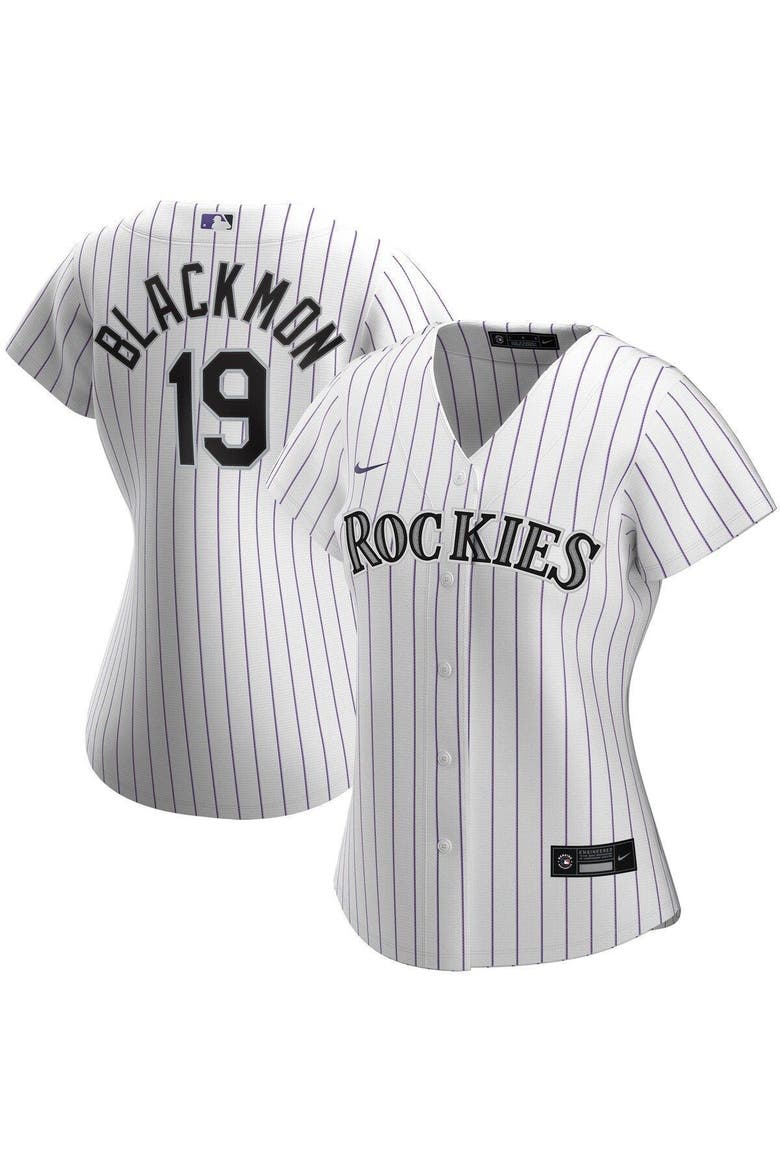 Women's Nike Charlie Blackmon White Colorado Rockies Home Replica Player Jersey, Main, color, WHITE
