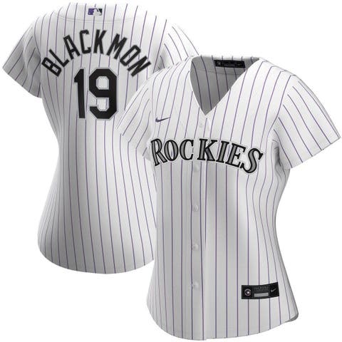 Women's Nike Charlie Blackmon White Colorado Rockies Home Replica Player Jersey