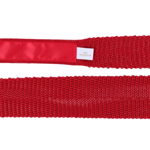 Trafalgar Zion Knit Silk Solid Colored Necktie