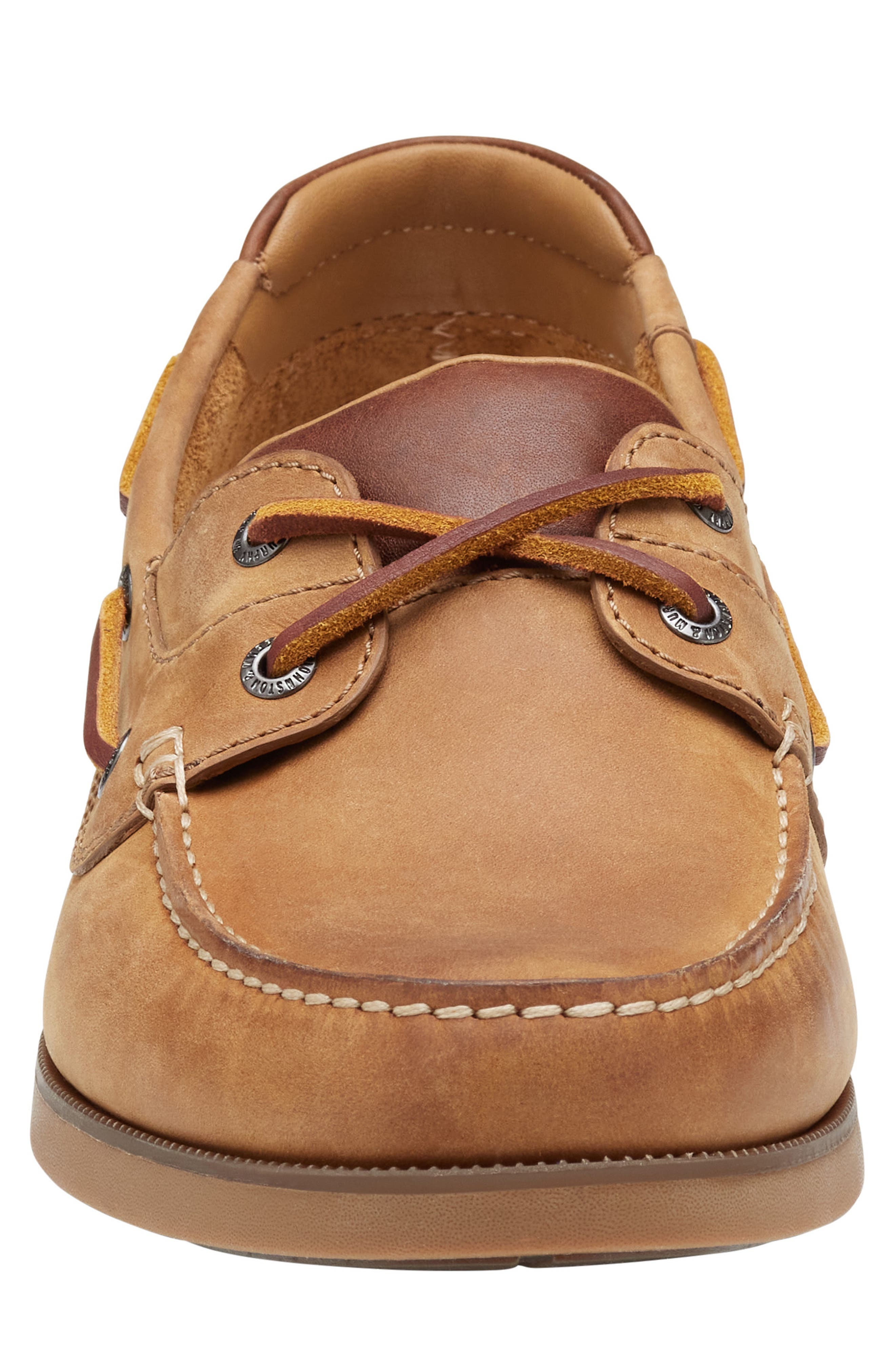 Ventura Boat Shoe, Alternate, color, TAN FULL GRAIN