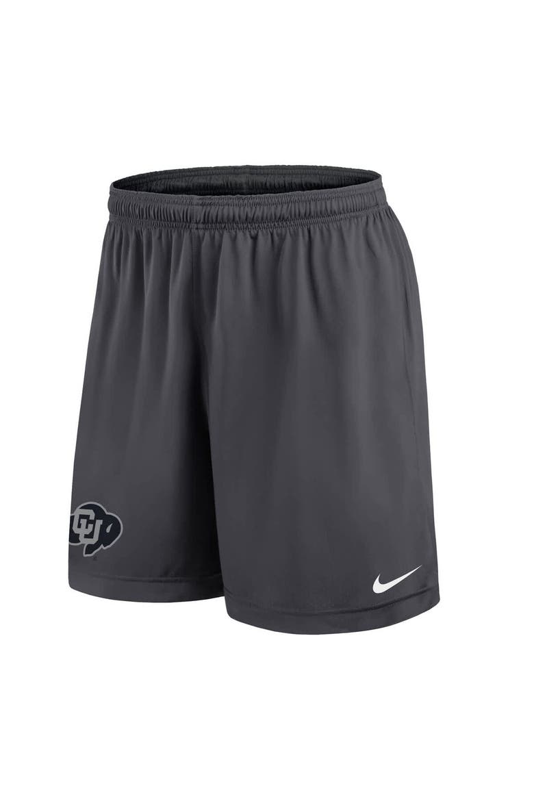 Men's Nike Black/Gray Colorado Buffaloes 2025 Sideline Reversible Performance Shorts, Alternate, color, Black