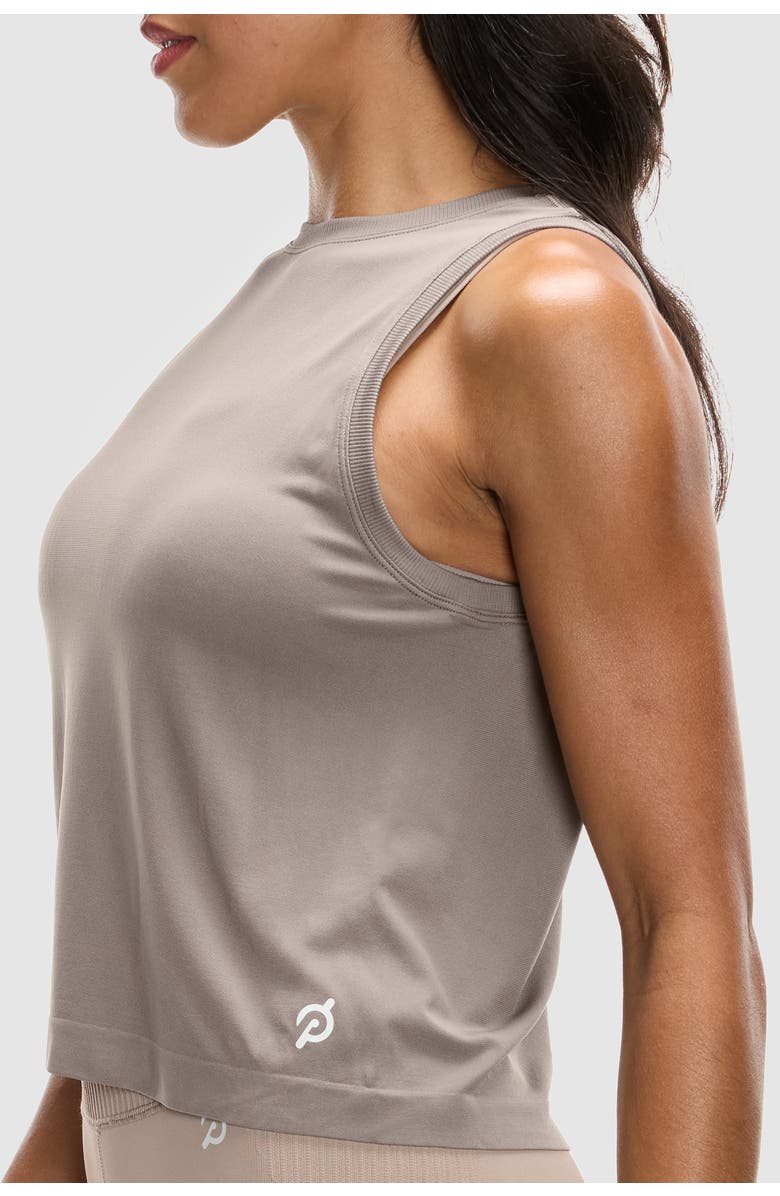 Peloton Seamless Tank, Alternate, color, Taupe Grey