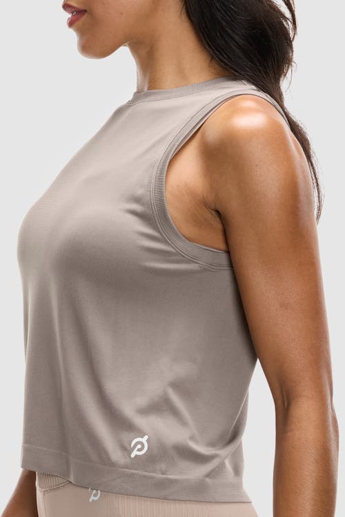 Peloton Seamless Tank In Taupe Grey