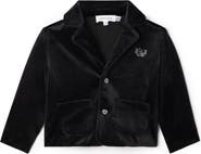 Charlotte & George Crest Embroidered Velvet Jacket