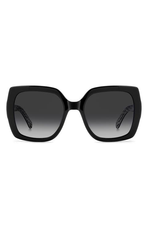 amaya 55mm polarized square sunglasses