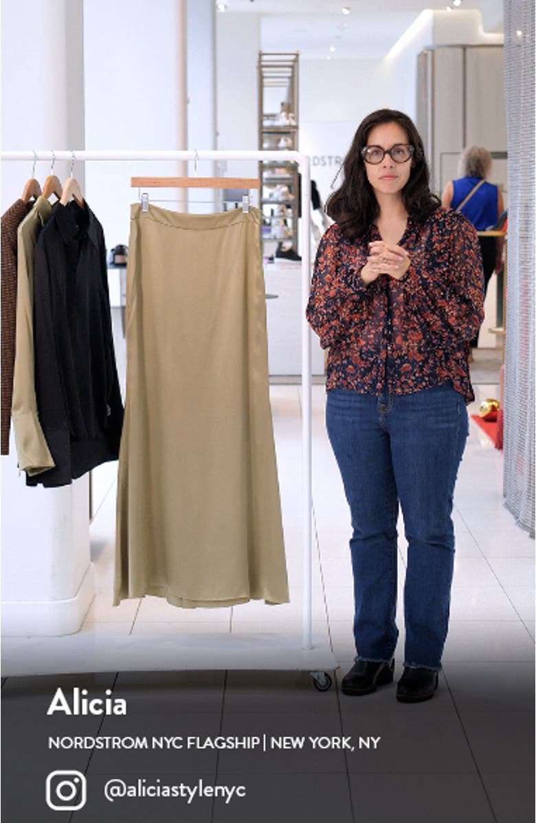 At Last Silk Maxi Skirt, sales video thumbnail