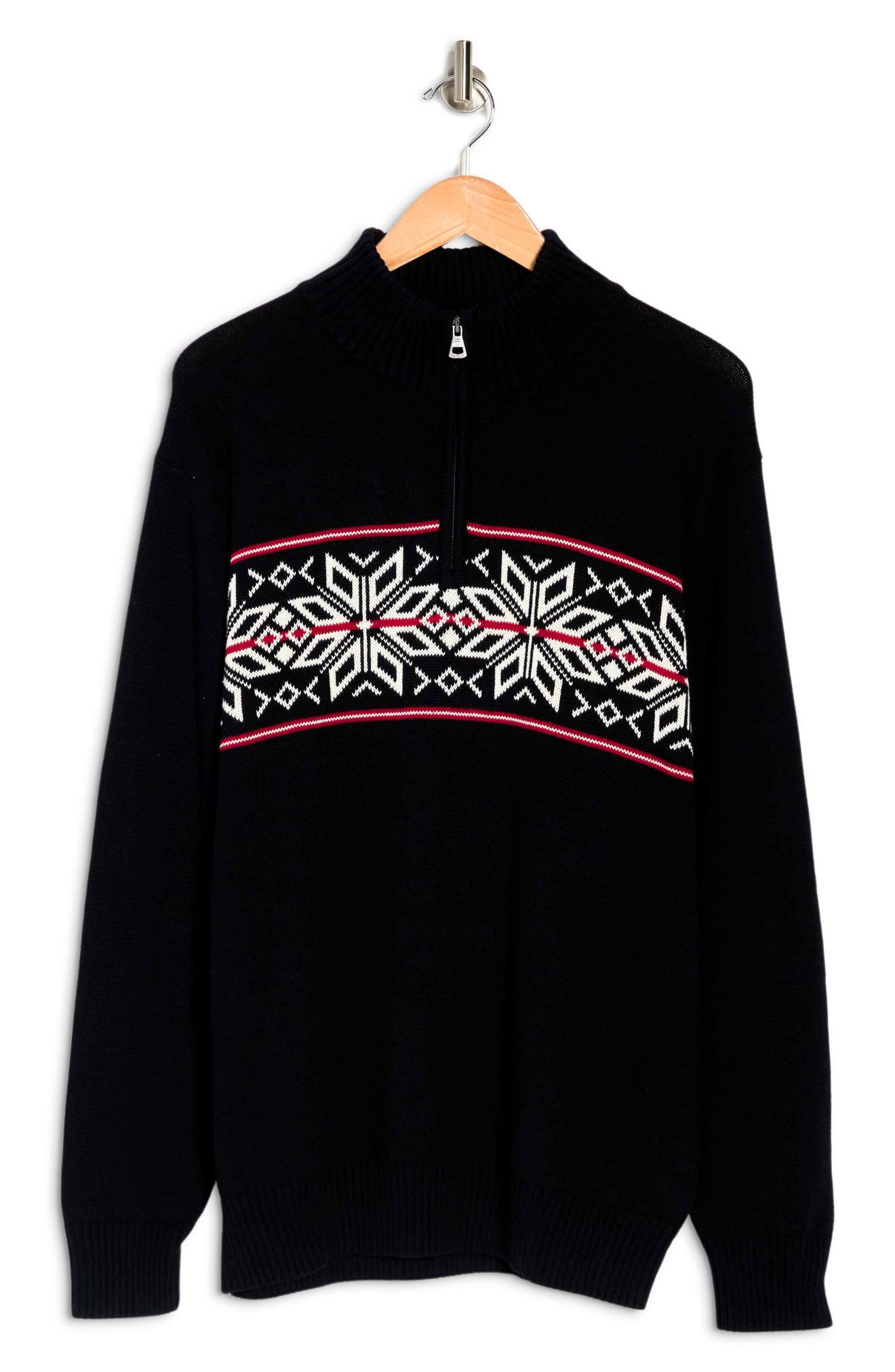 Weatherproof® Quarter Zip Snowflake Jacket (Men) | Nordstromrack