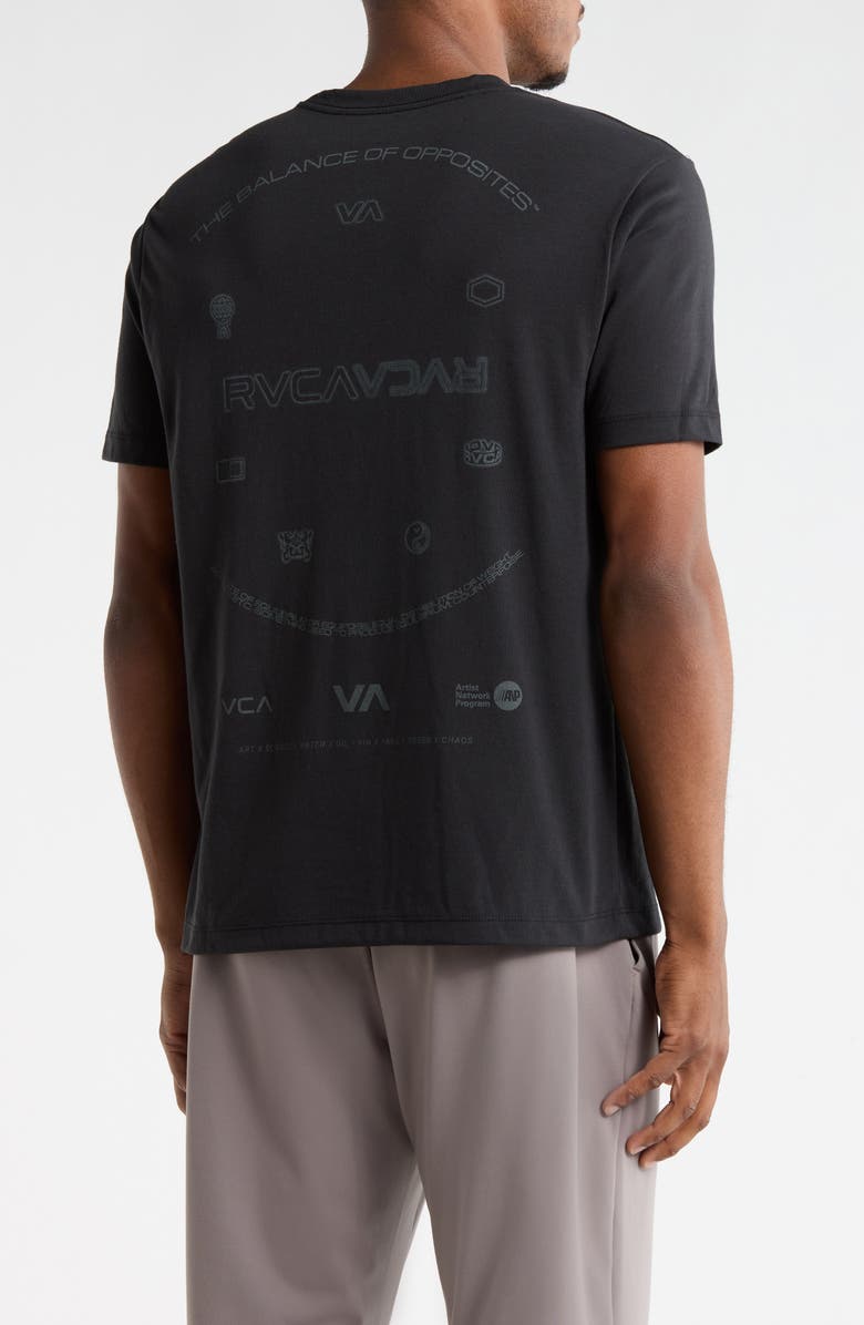 RVCA Logo Sport T-Shirt, Alternate, color, Black