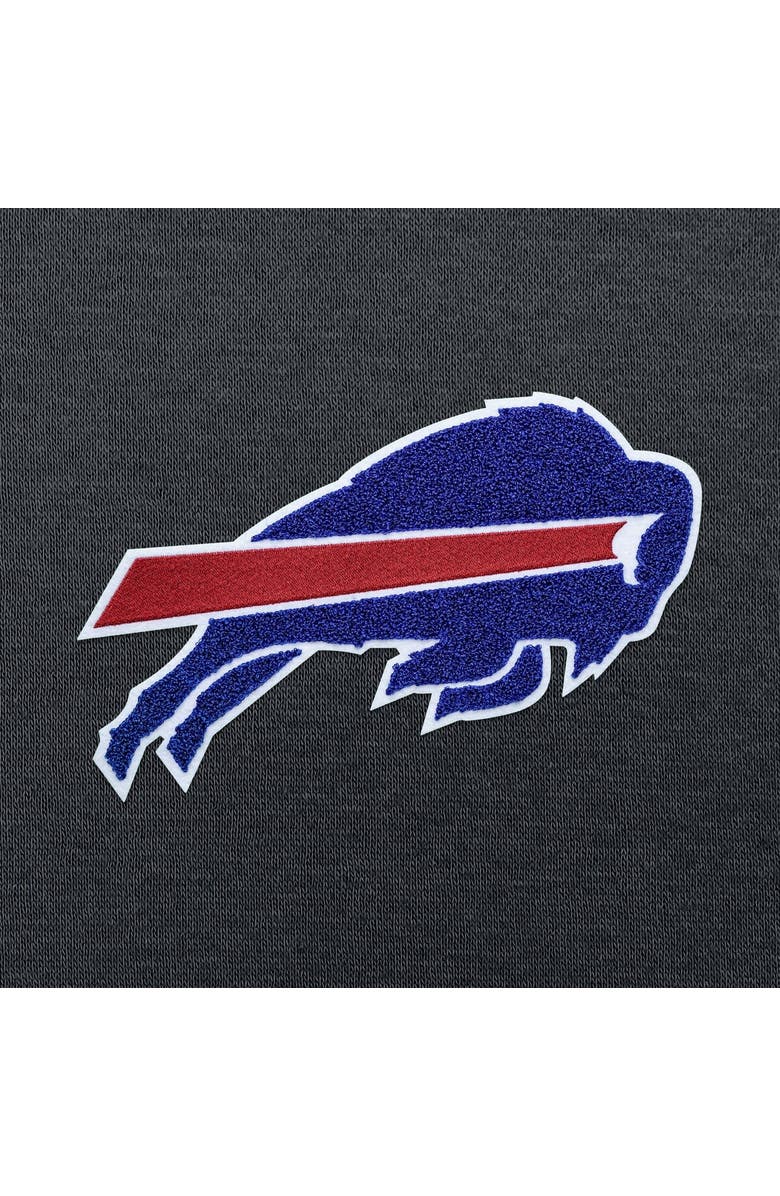 ANTIGUA Men's Antigua Charcoal Buffalo Bills Victory Chenille Pullover Hoodie, Alternate, color, 