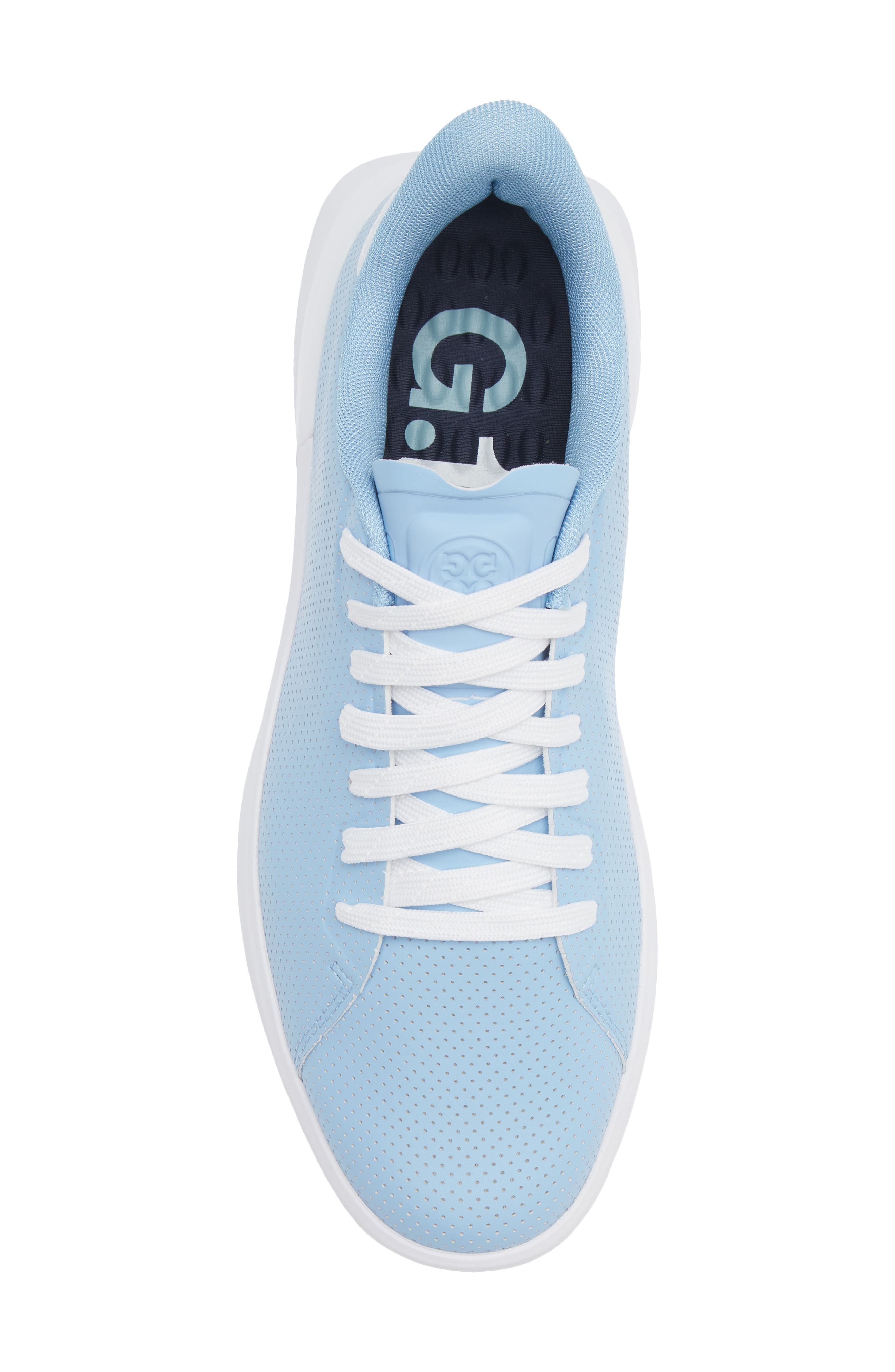 G.112 Perforated Golf Shoe, Alternate, color, CERULEAN / SNOW