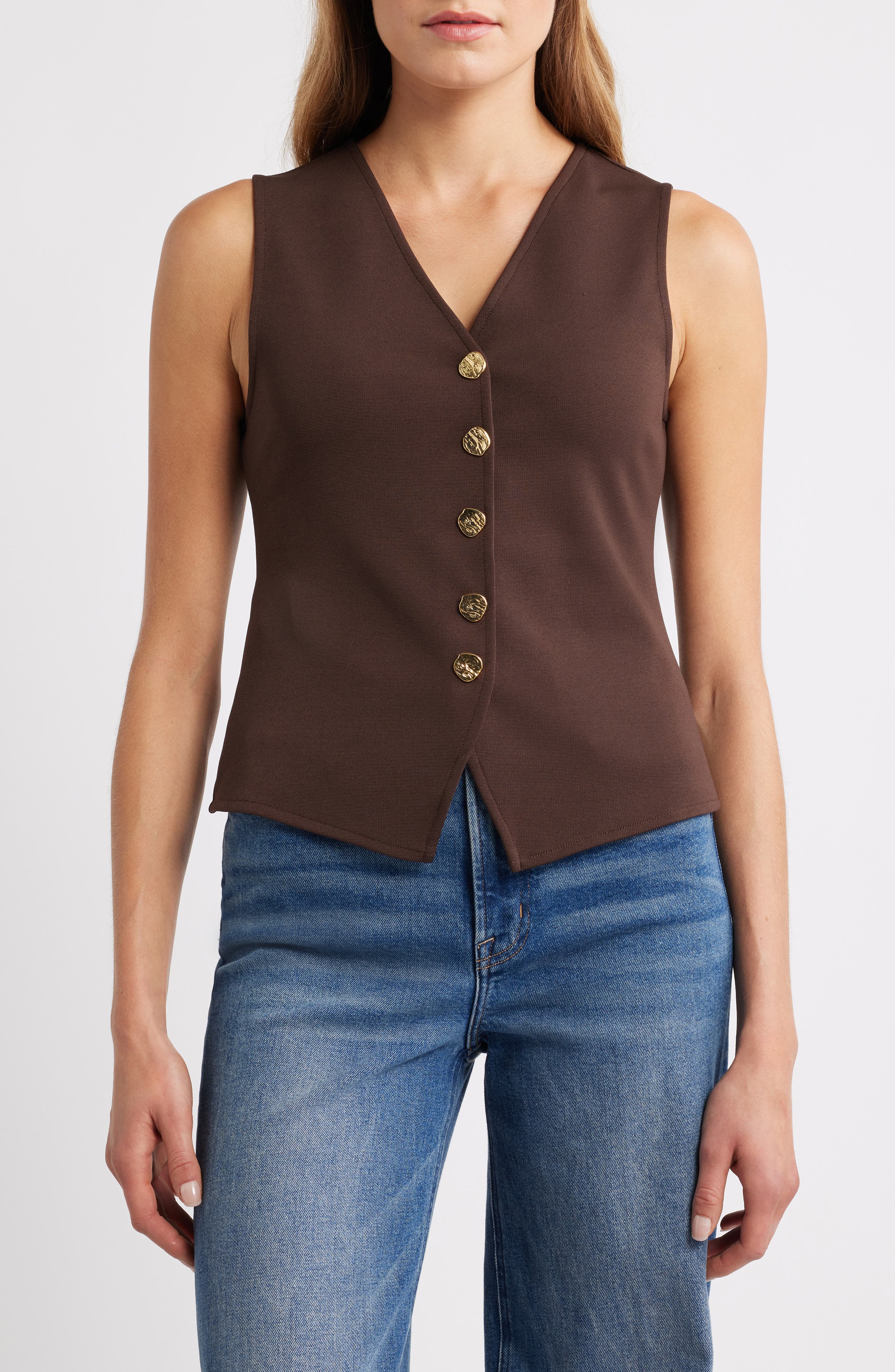 MANGO Salve Button-Up Vest