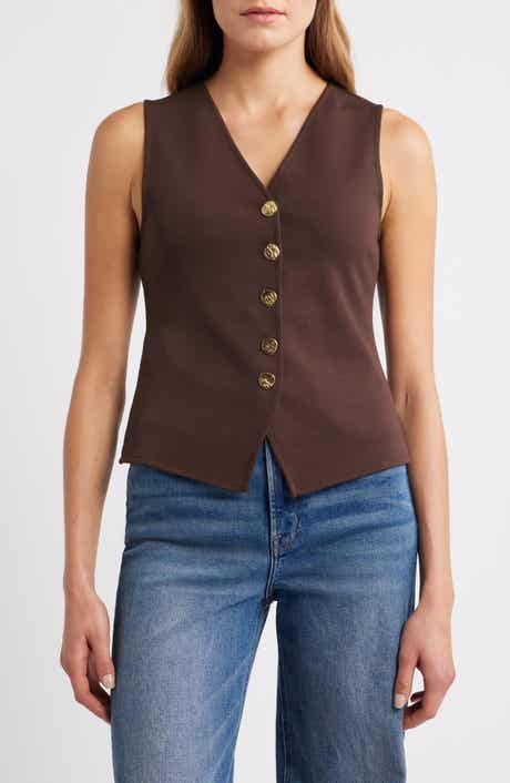 MANGO Salve Button-Up Vest