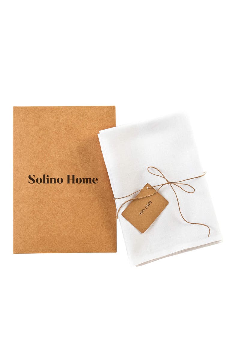 Solino Home Linen Dinner Napkins - Fete, Alternate, color, White