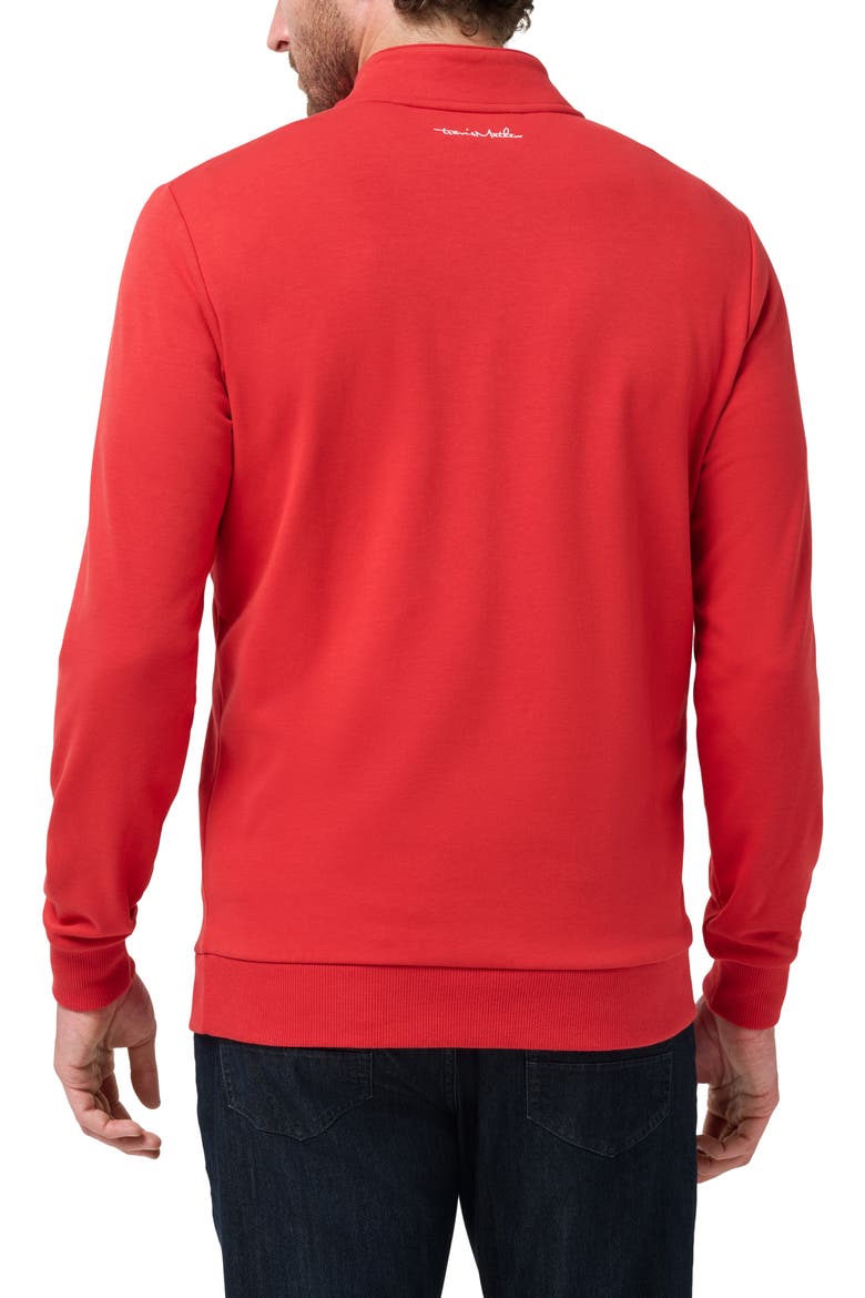 Cloud 2.0 Quarter Zip Pullover, Alternate, color, POMPEIAN RED