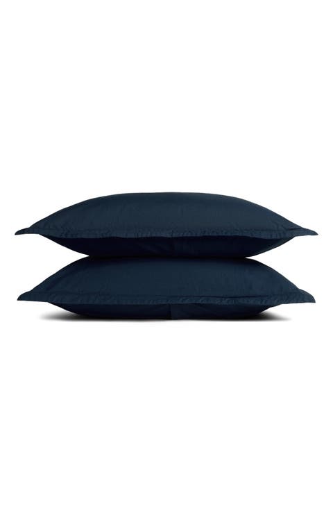 Set of 2 Brushed Cotton Shams