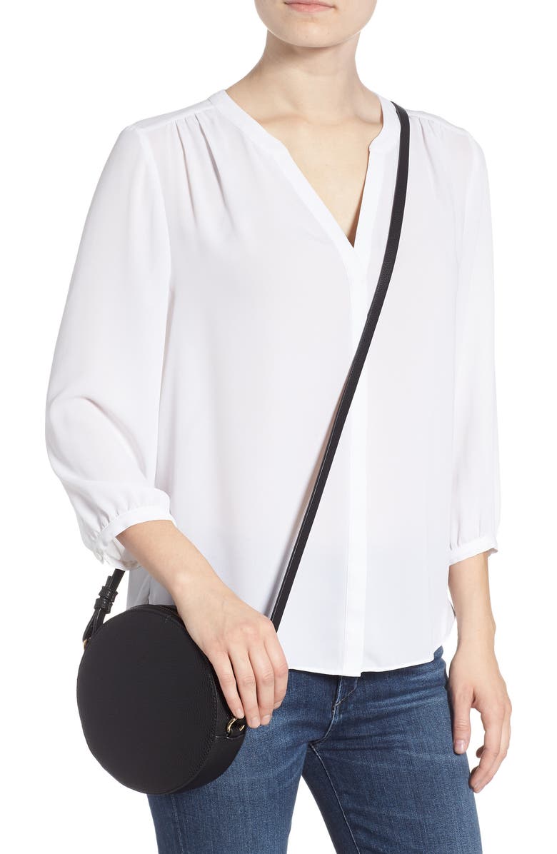 Chelsea28 Cassie Faux Leather Circle Crossbody Bag, Alternate, color,