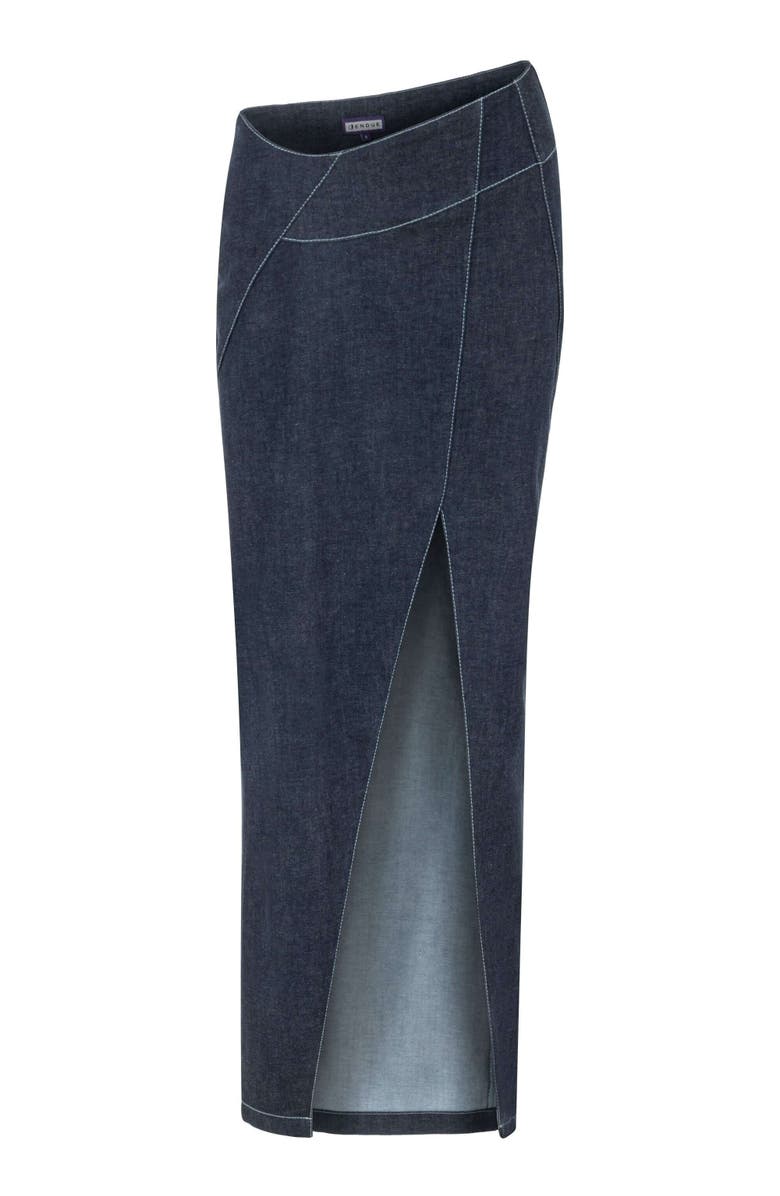 Jendue Vonk Asymmetric Skirt, Alternate, color, Vista Blue