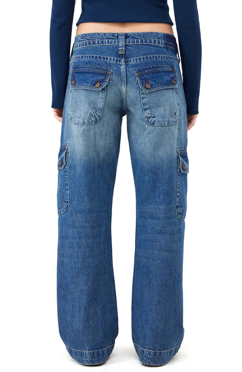 BDG Urban Outfitters Kayla Low Rise Wide Leg Cargo Jeans, Alternate, color, 
