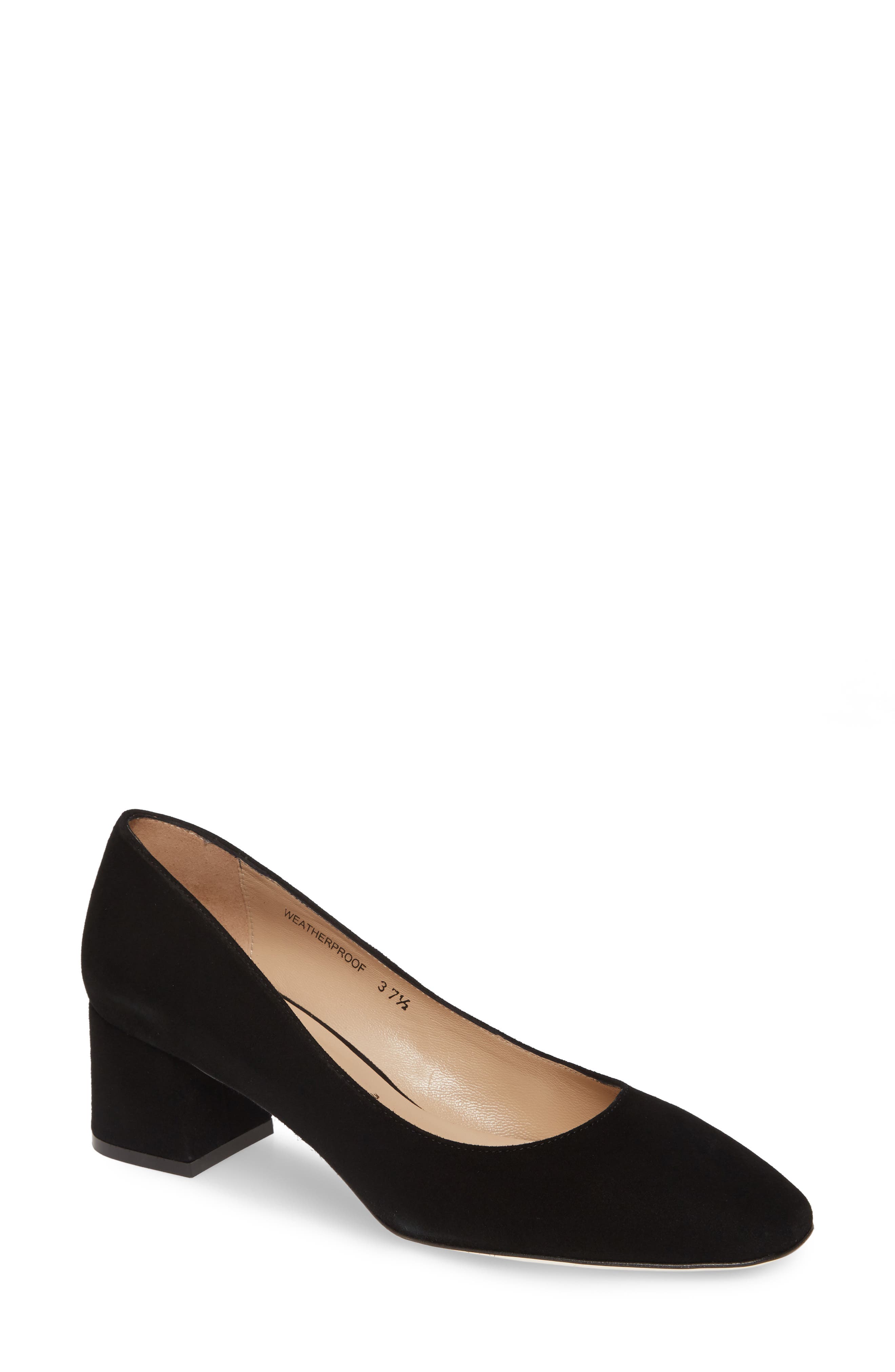Dory Pump, Main, color, ONYX SUEDE