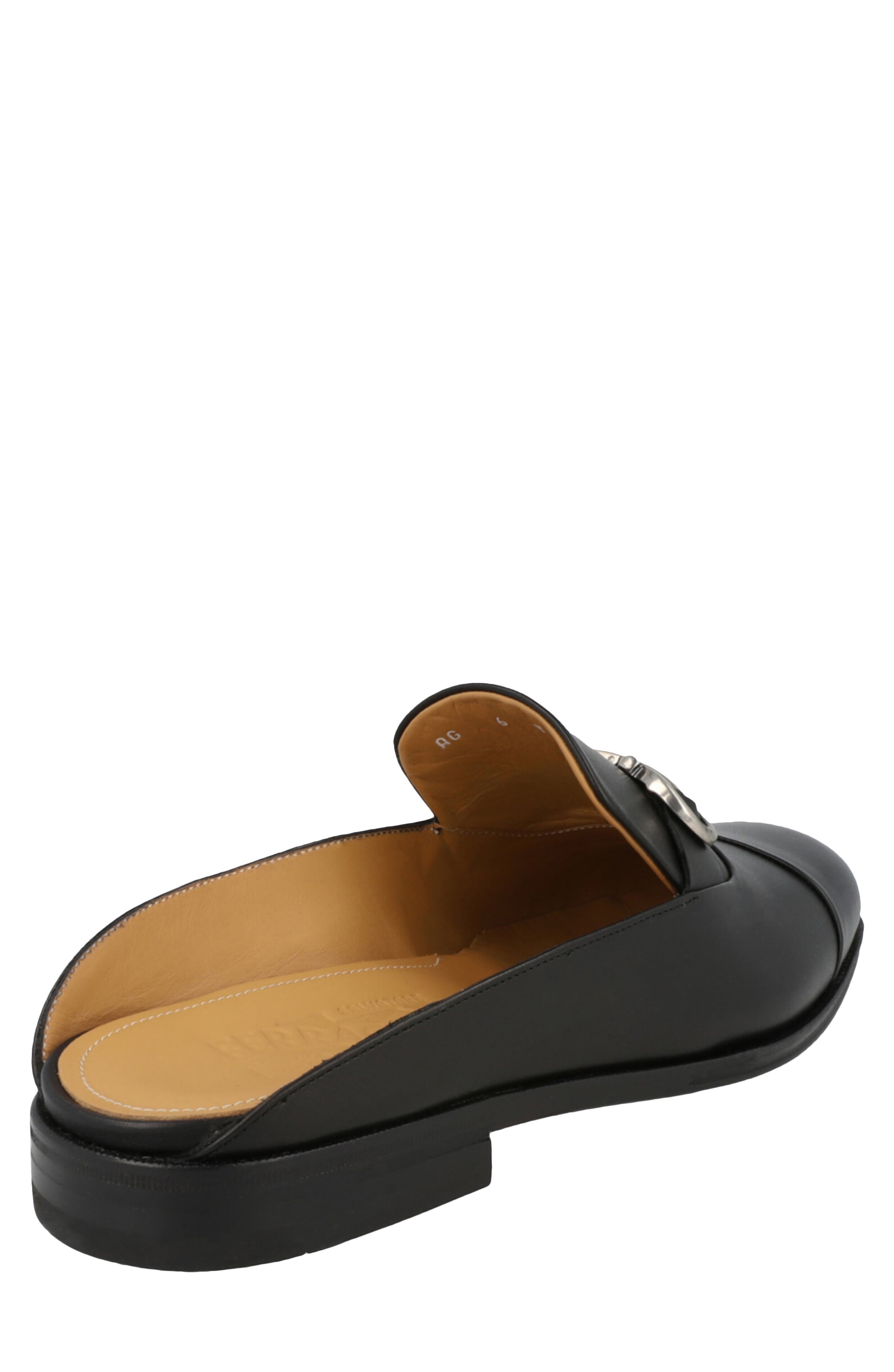 FERRAGAMO Gab Gancini Mule, Alternate, color, Black