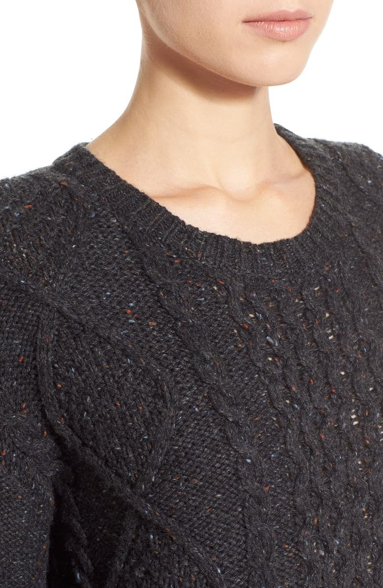 Treasure & Bond Treasure&Bond Cable Knit Sweater, Alternate, color,